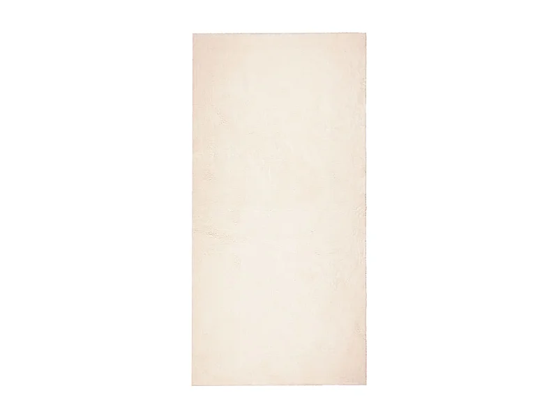 Tapis HUARTE à poils courts doux et lavable beige 100x200