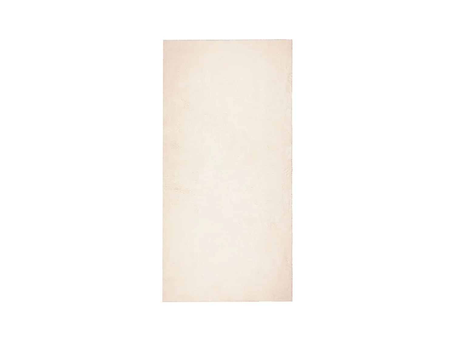 Tapis HUARTE à poils courts doux et lavable beige 100x200