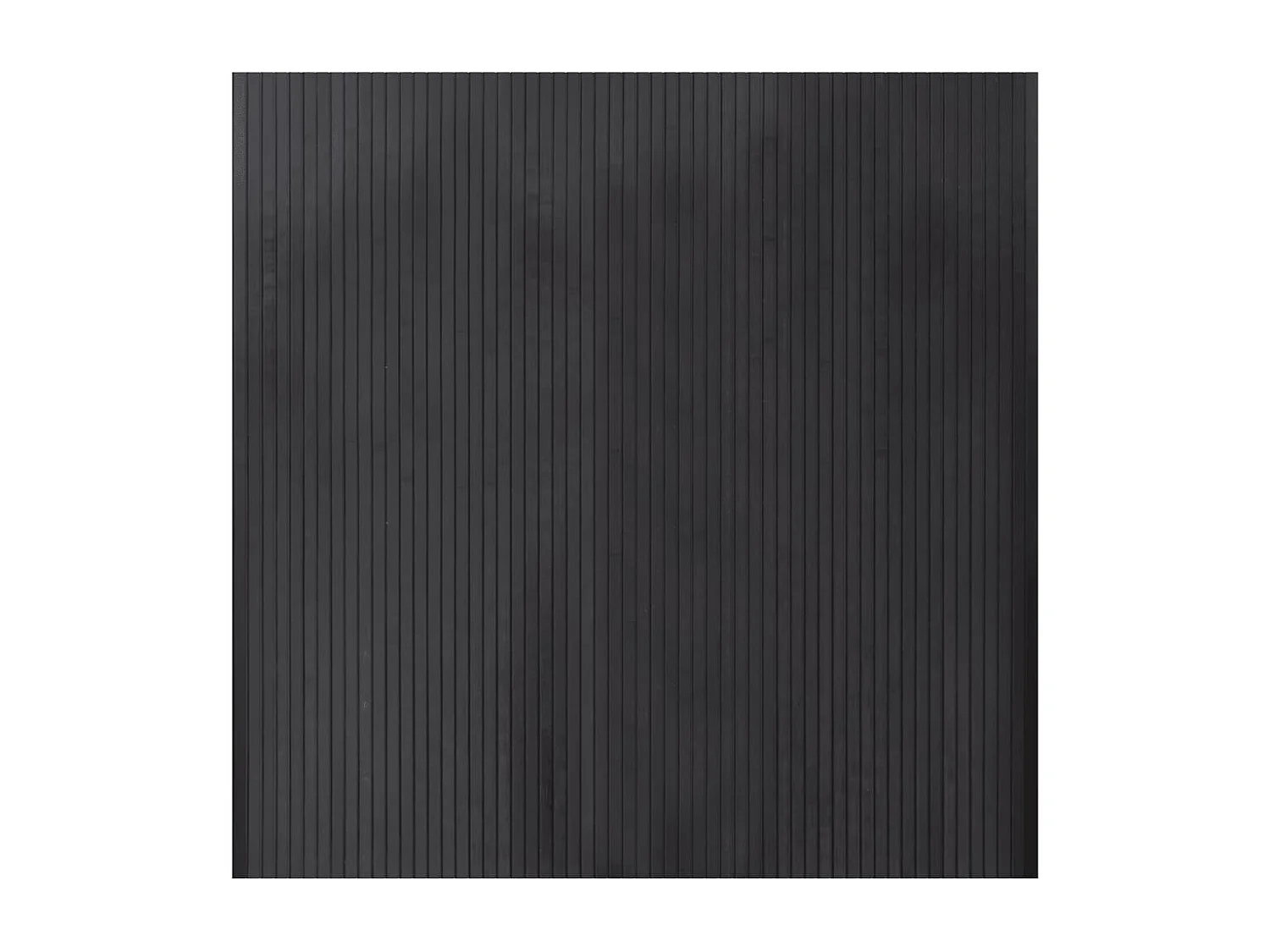Tapis rectangulaire gris 100x100 bambou
