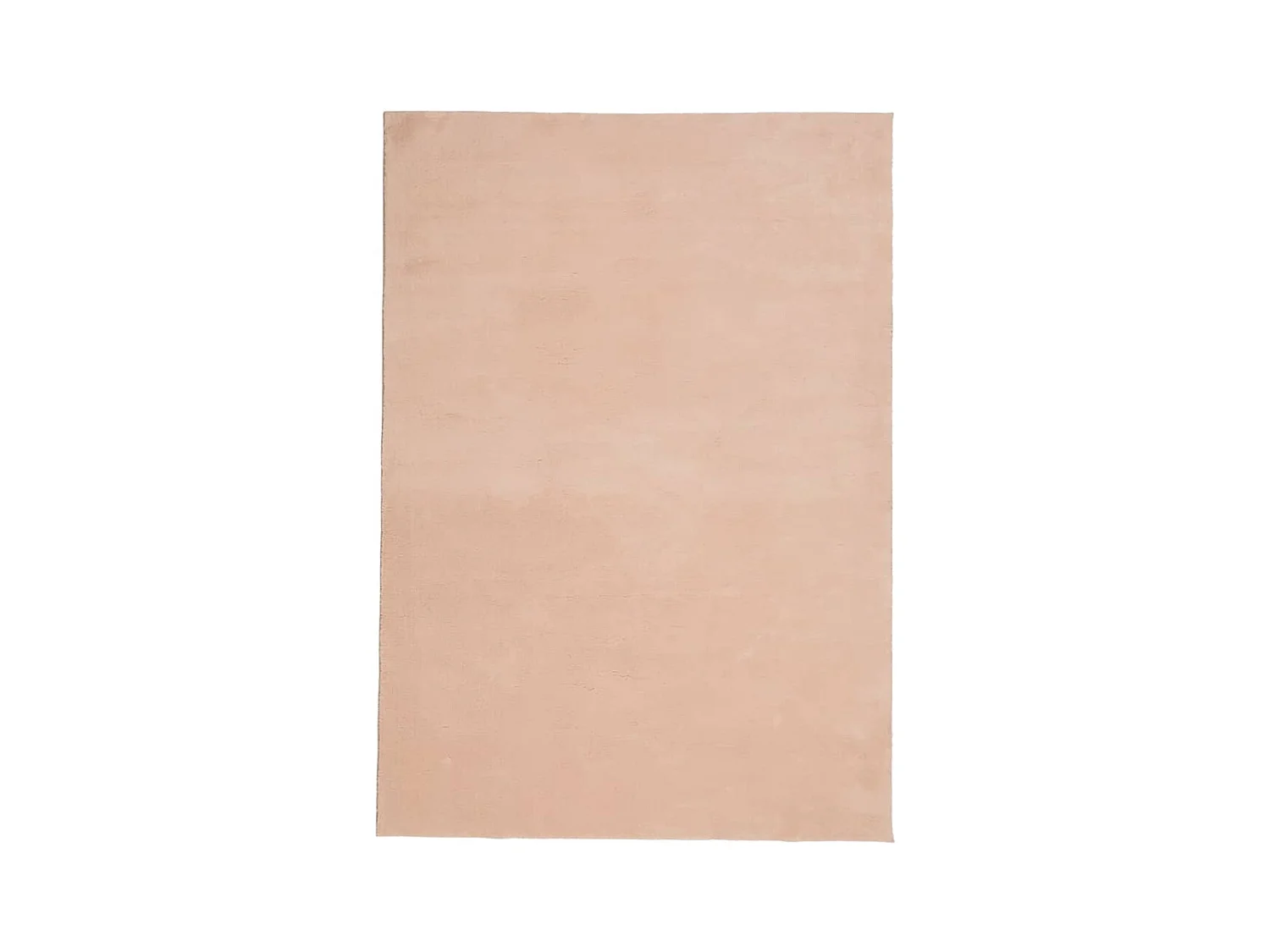 Tapis HUARTE à poils courts doux lavable rouge clair 140x200