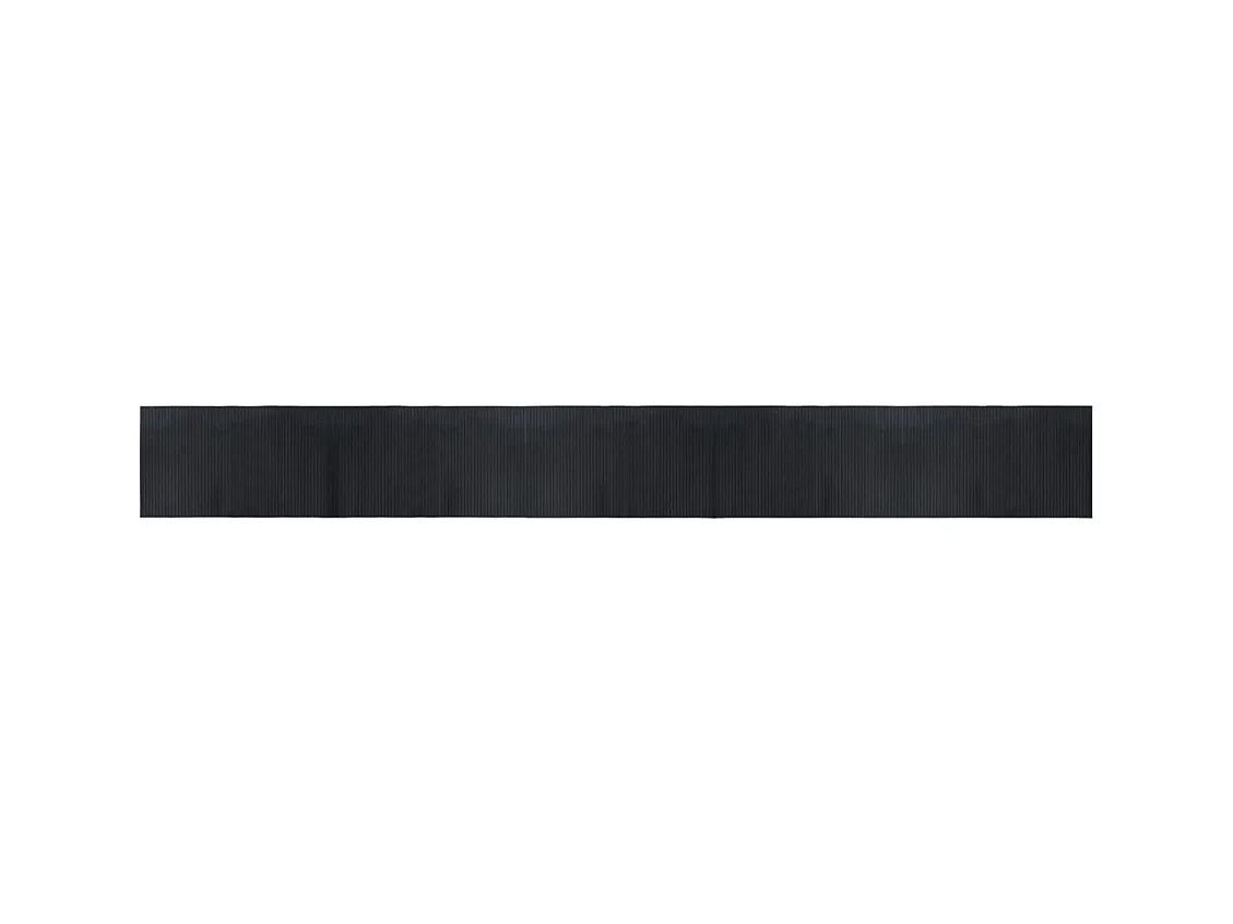 Tapis rectangulaire noir 60x500 bambou