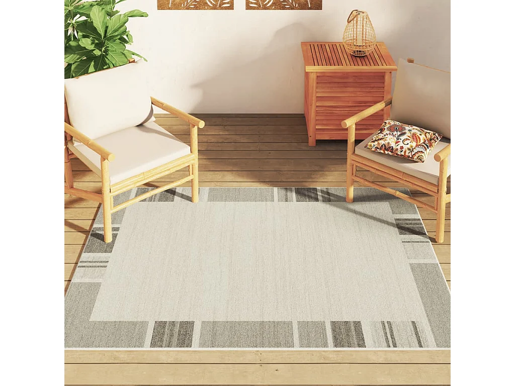 Tapis intérieur extérieur à poils courts 120x180 antidérapant