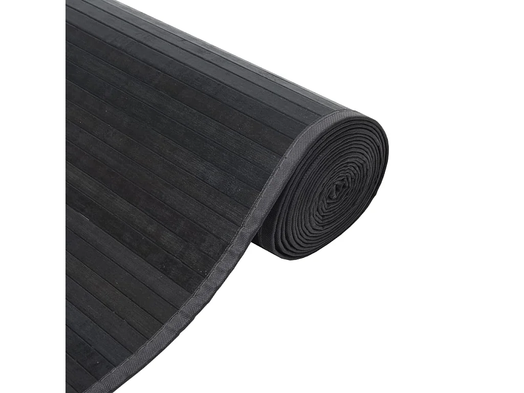 Tapis rectangulaire gris 60x500 bambou