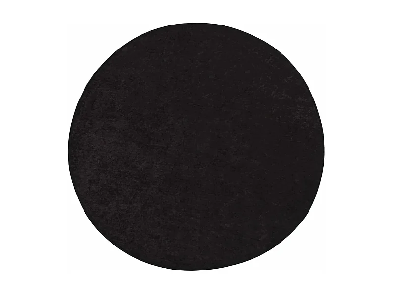 Tapis lavable anthracite Ø 200cm antidérapant