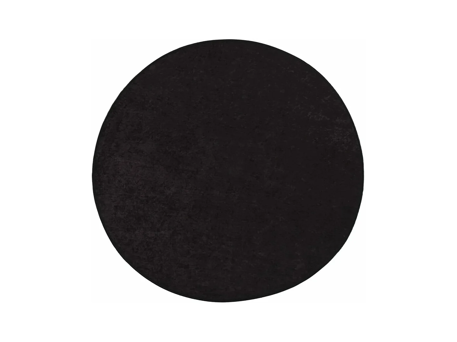 Tapis lavable anthracite Ø 200cm antidérapant
