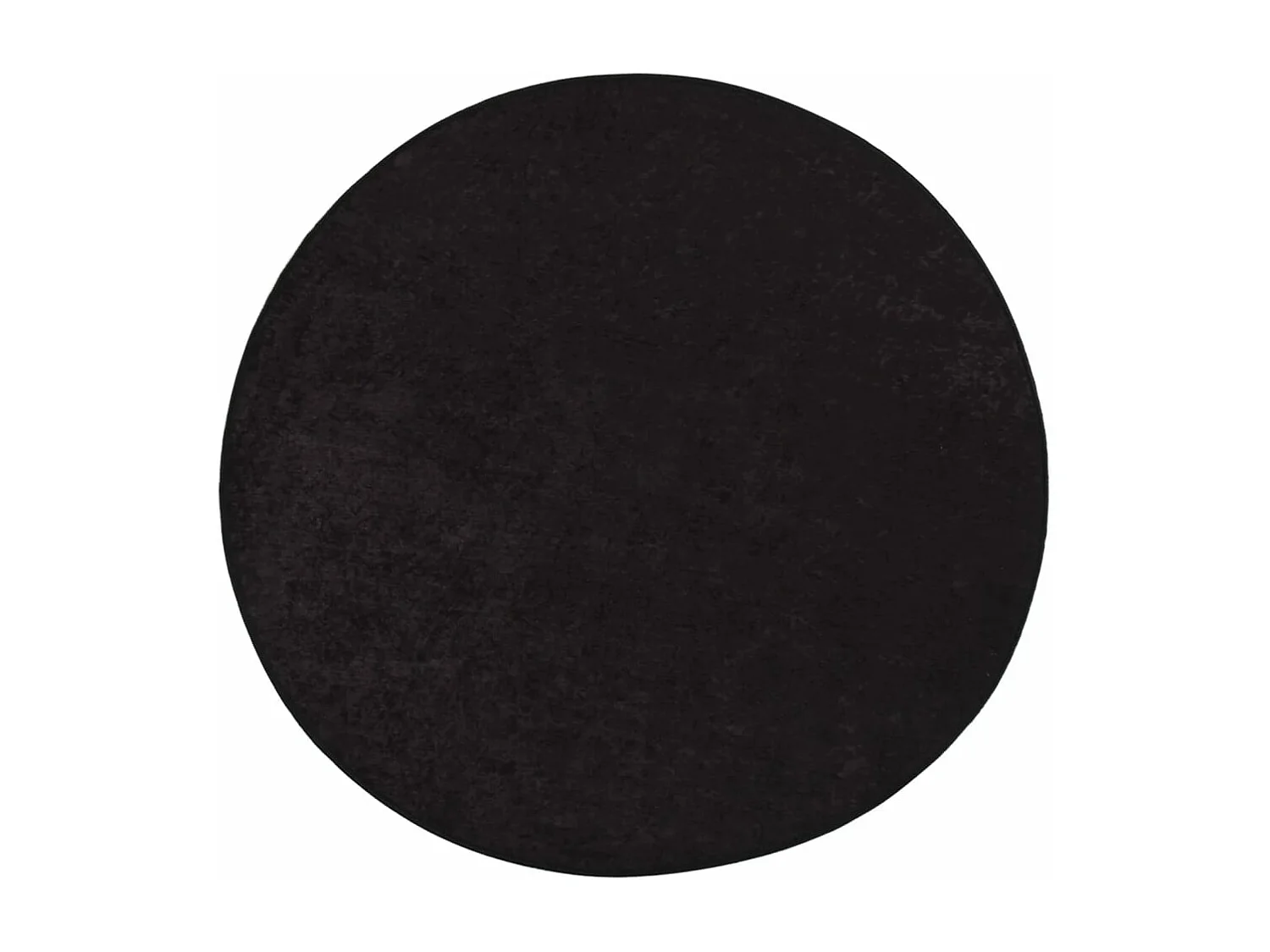 Tapis lavable anthracite Ø 200cm antidérapant