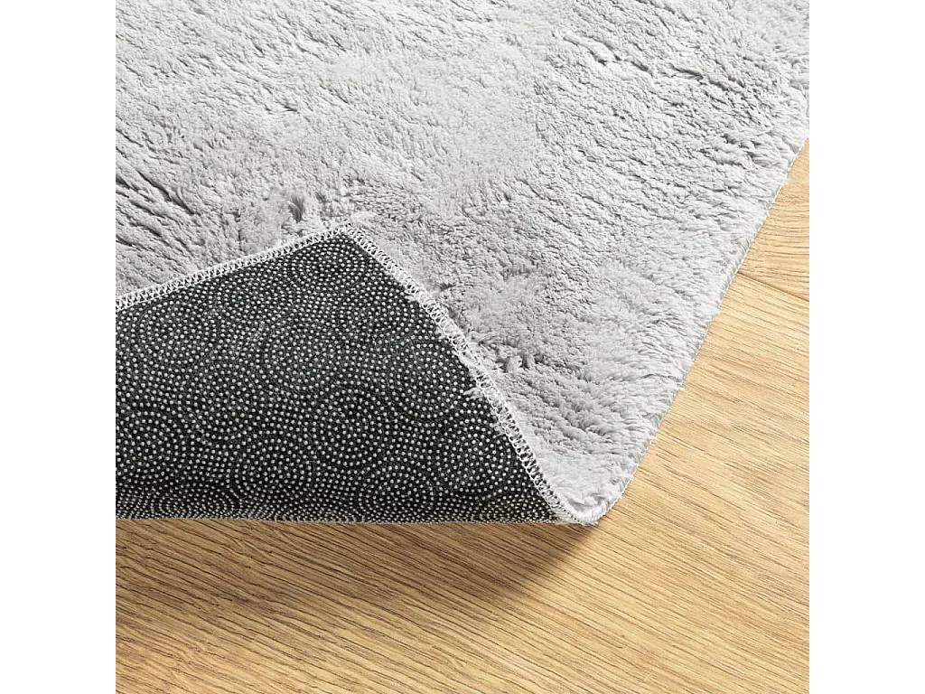 Tapis HUARTE à poils courts doux et lavable gris 240x240