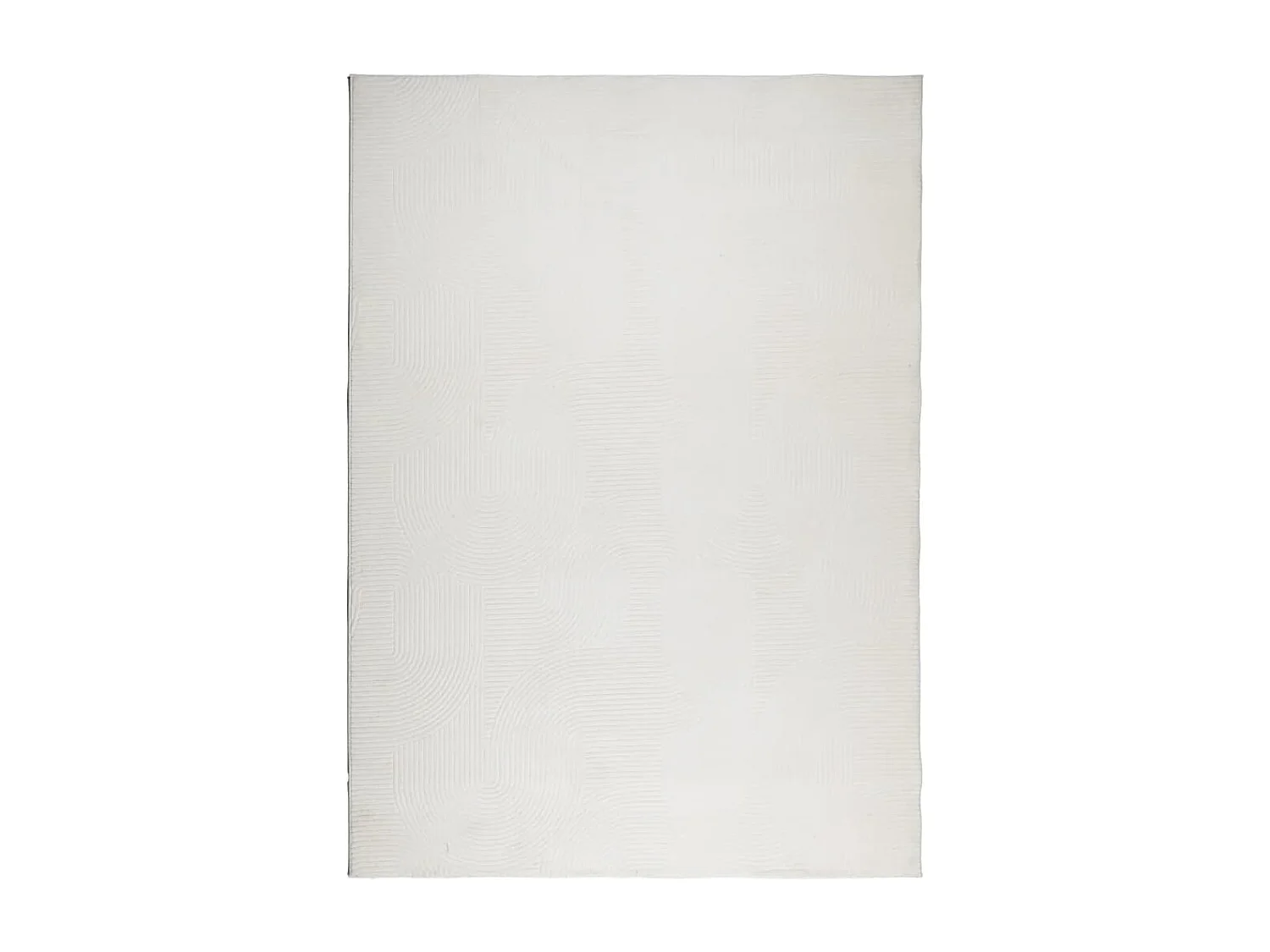 Tapis IZA poils courts style scandinave crème 200x280