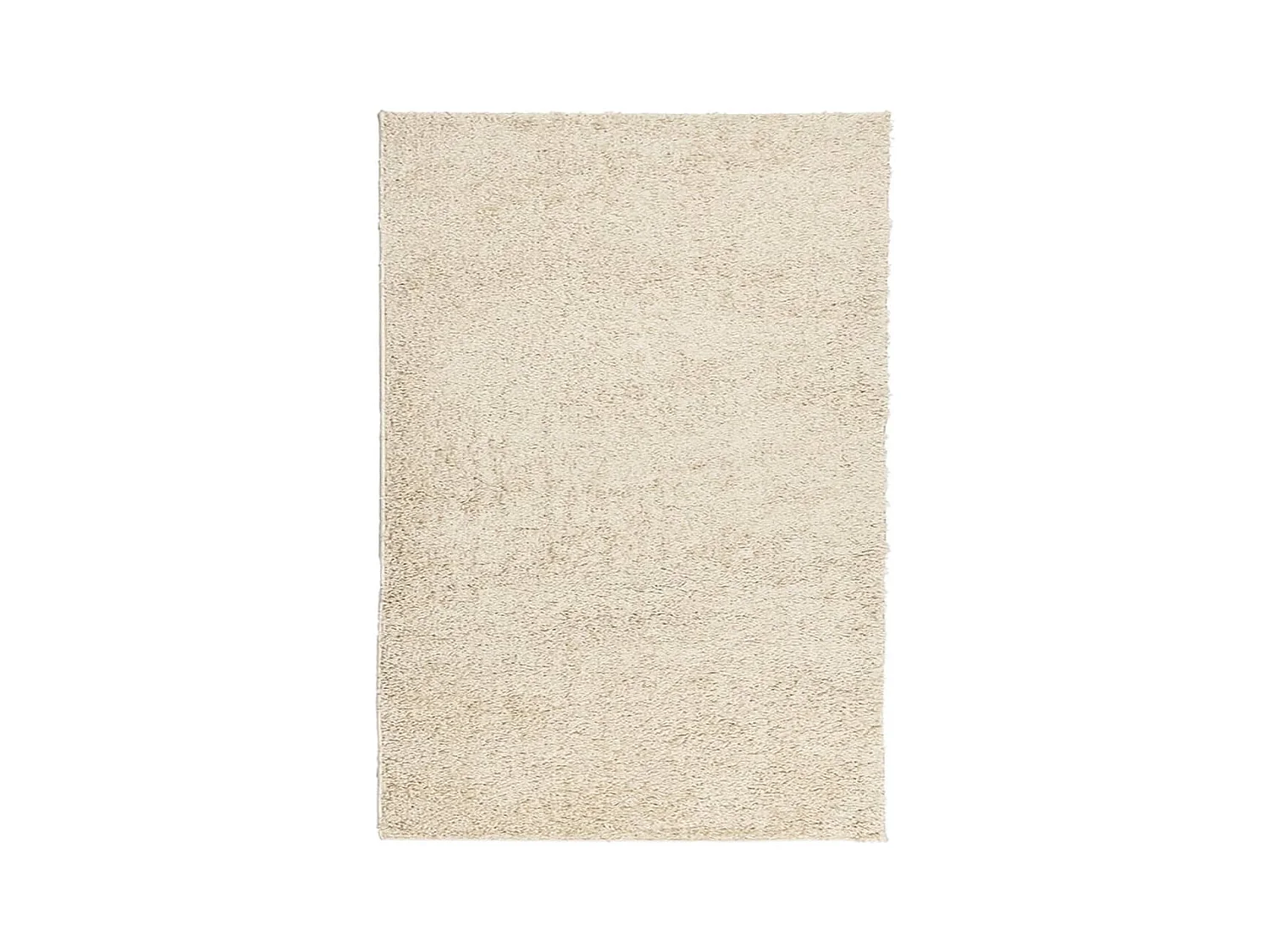 Tapis shaggy à poils longs moderne doré 160x230