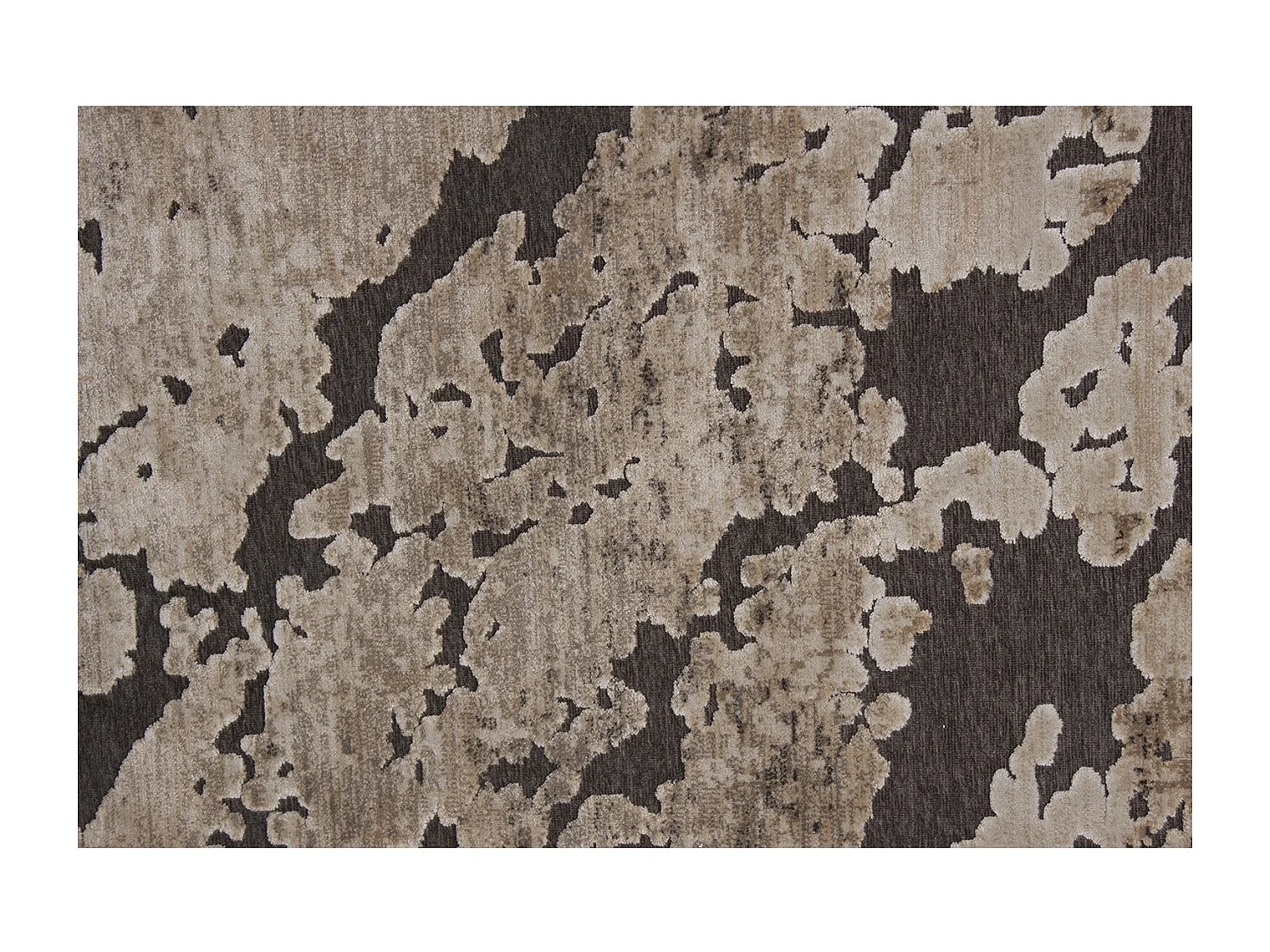 Alfombra colonial de chenilla negra Aggie