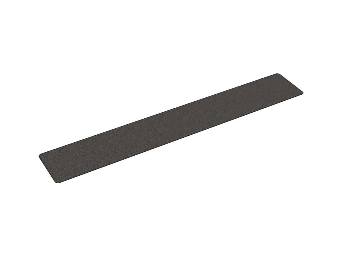 Tapis de couloir aspect sisal anthracite 50x300