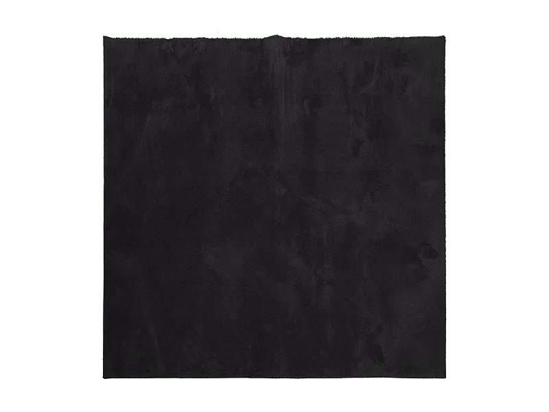 Tapis HUARTE à poils courts doux et lavable noir 240x240