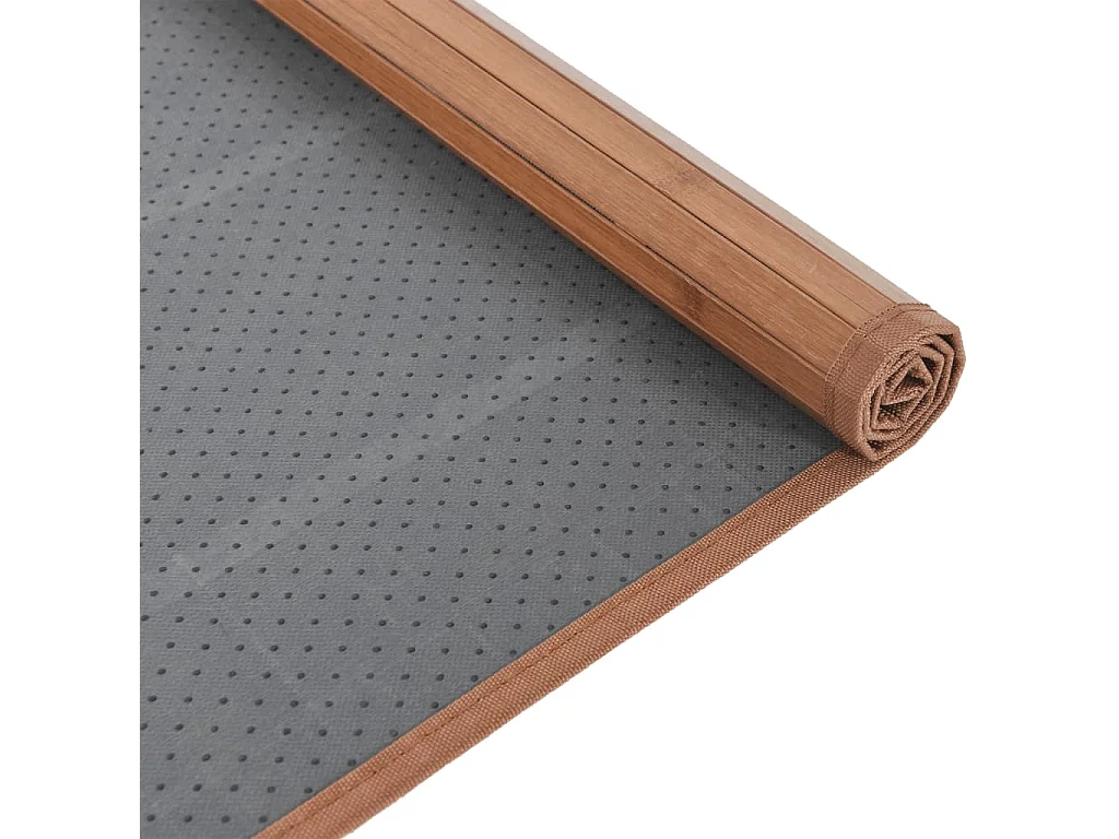Tapis rectangulaire naturel 80x1000 bambou