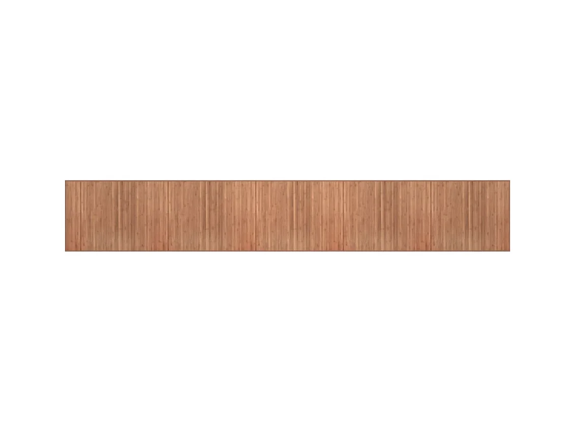 Tapis rectangulaire naturel 80x1000 bambou