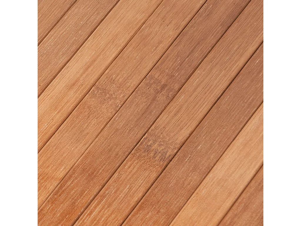 Tapis rectangulaire naturel 80x1000 bambou