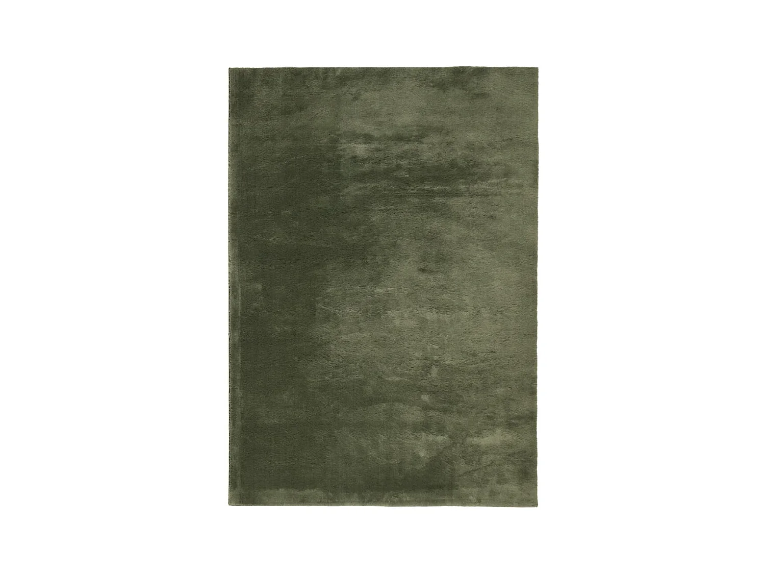 Tapis HUARTE à poils courts doux lavable vert forêt 120x170