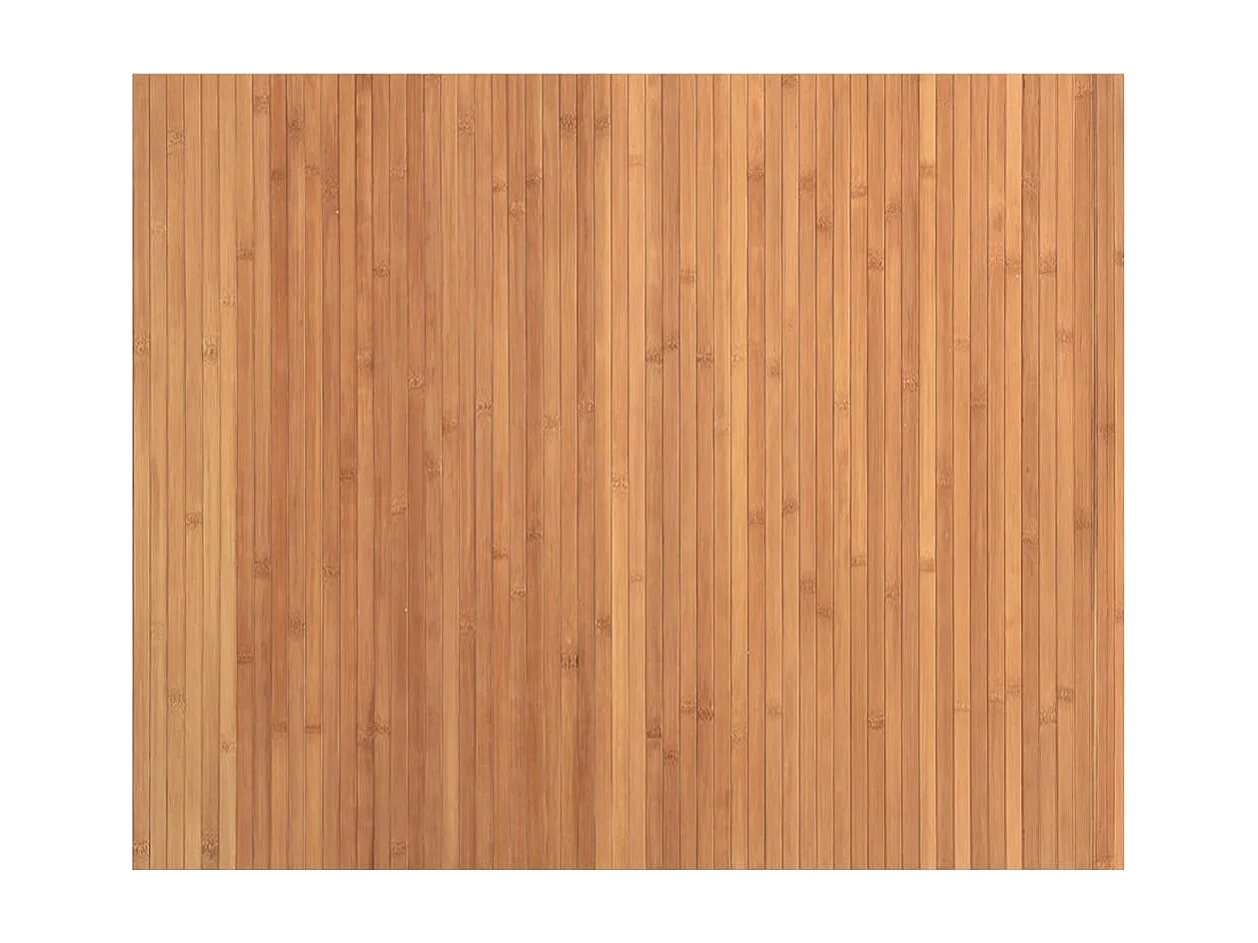 Tapis rectangulaire naturel 80x100 bambou