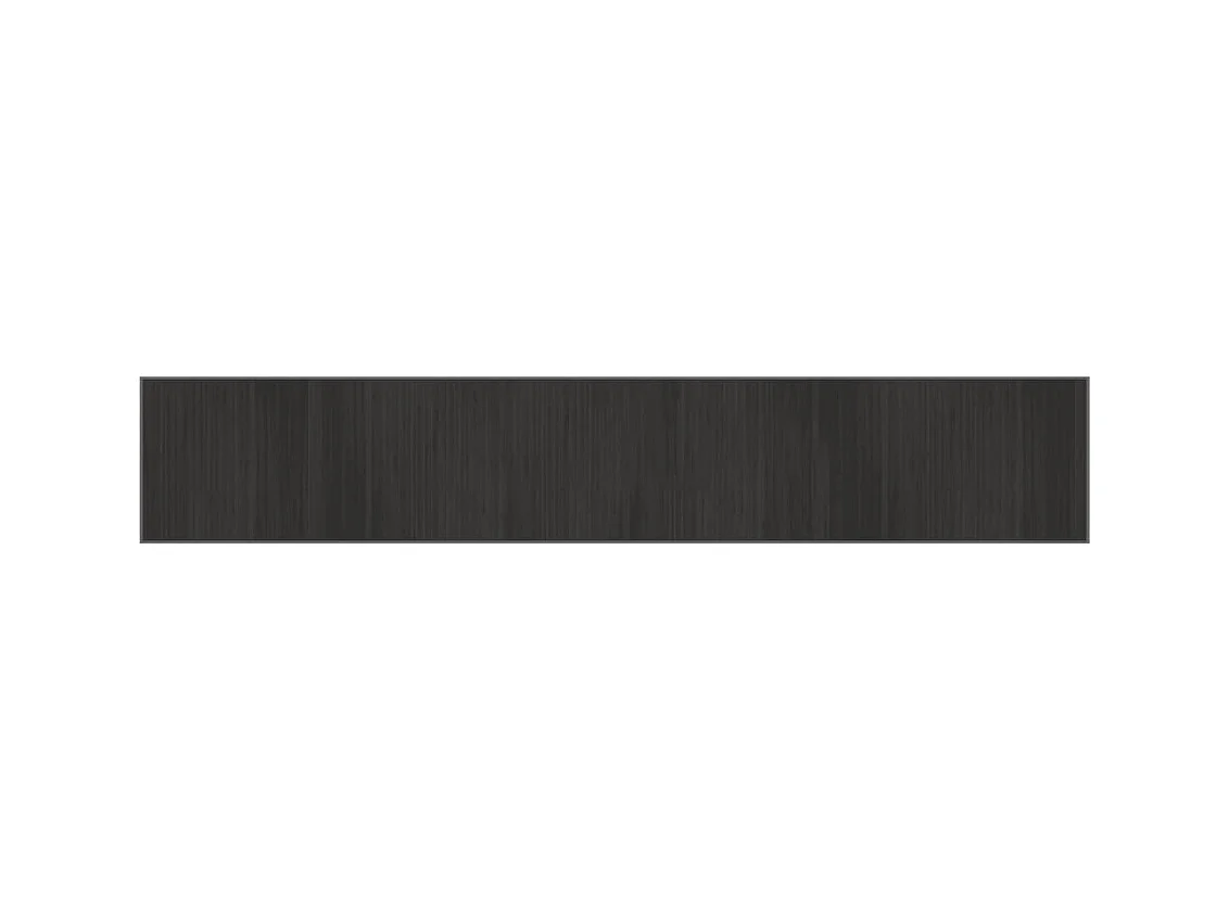 Tapis rectangulaire gris 70x400 bambou