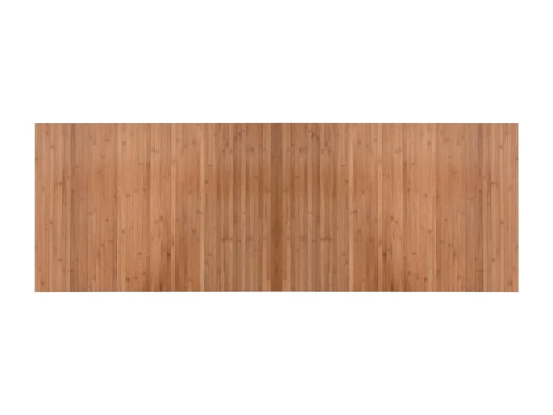 Tapis rectangulaire naturel 70x200 bambou