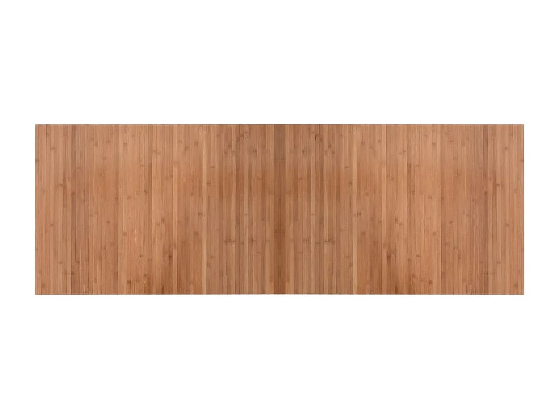Tapis rectangulaire naturel 70x200 bambou