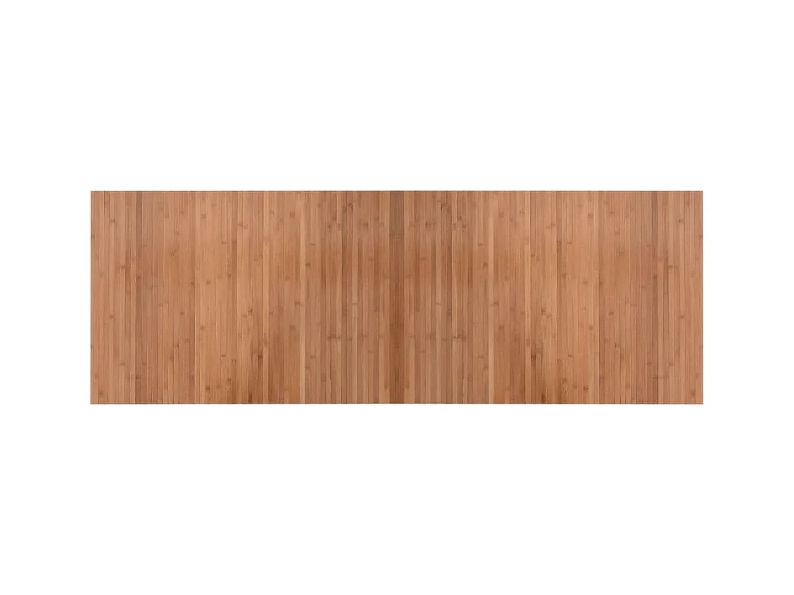 Tapis rectangulaire naturel 70x200 bambou
