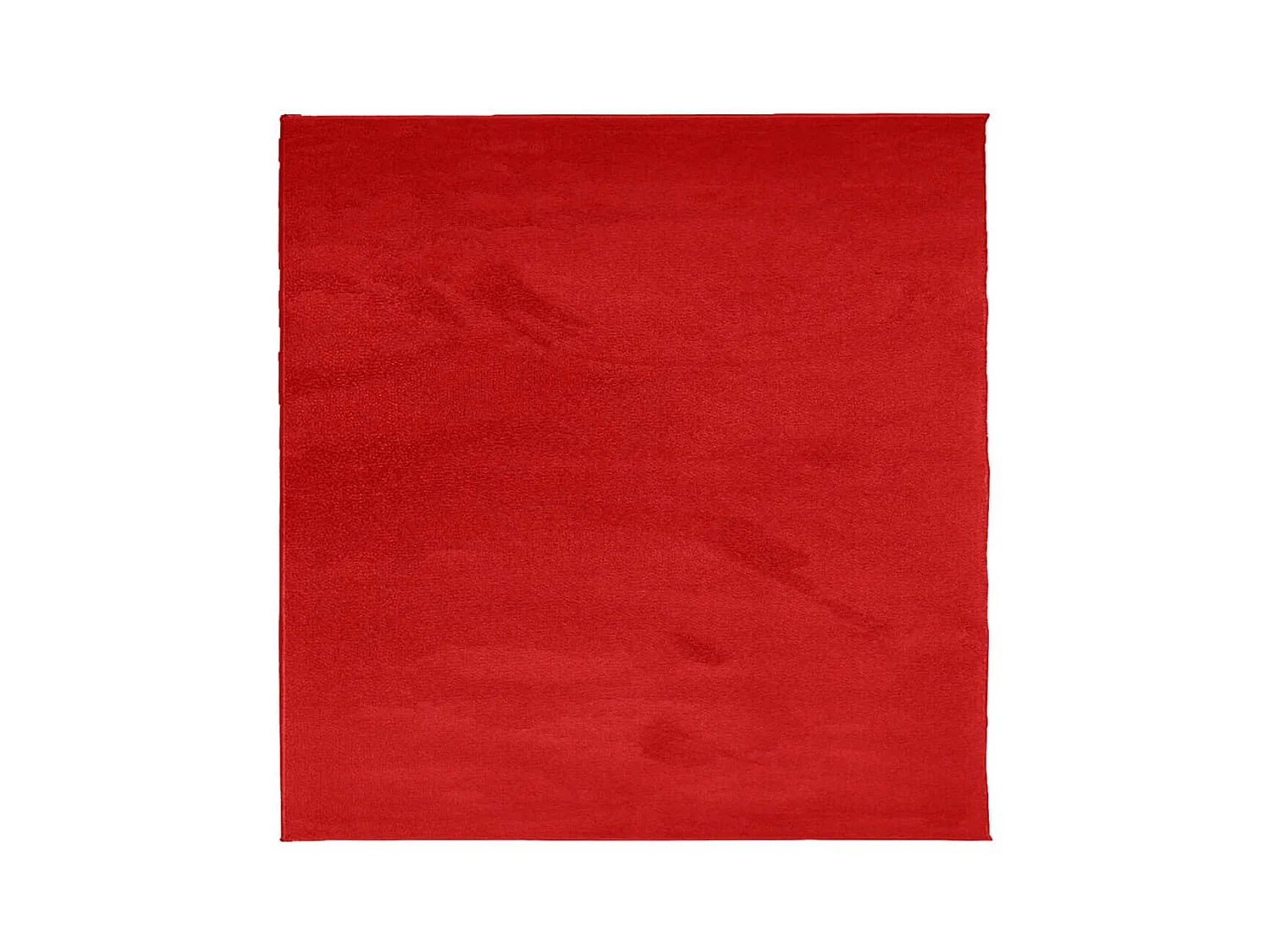 Tapis OVIEDO à poils courts rouge 160x160