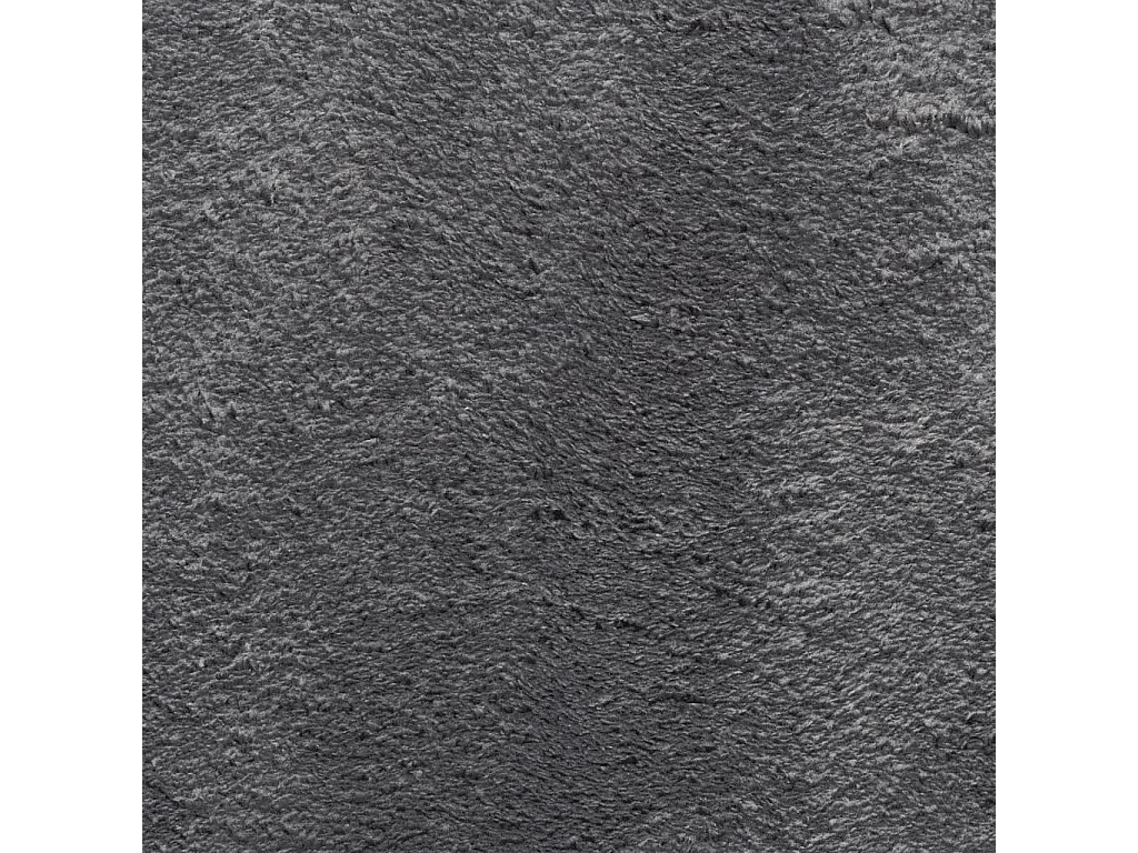 Tapis HUARTE à poils courts doux et lavable anthracite 60x110