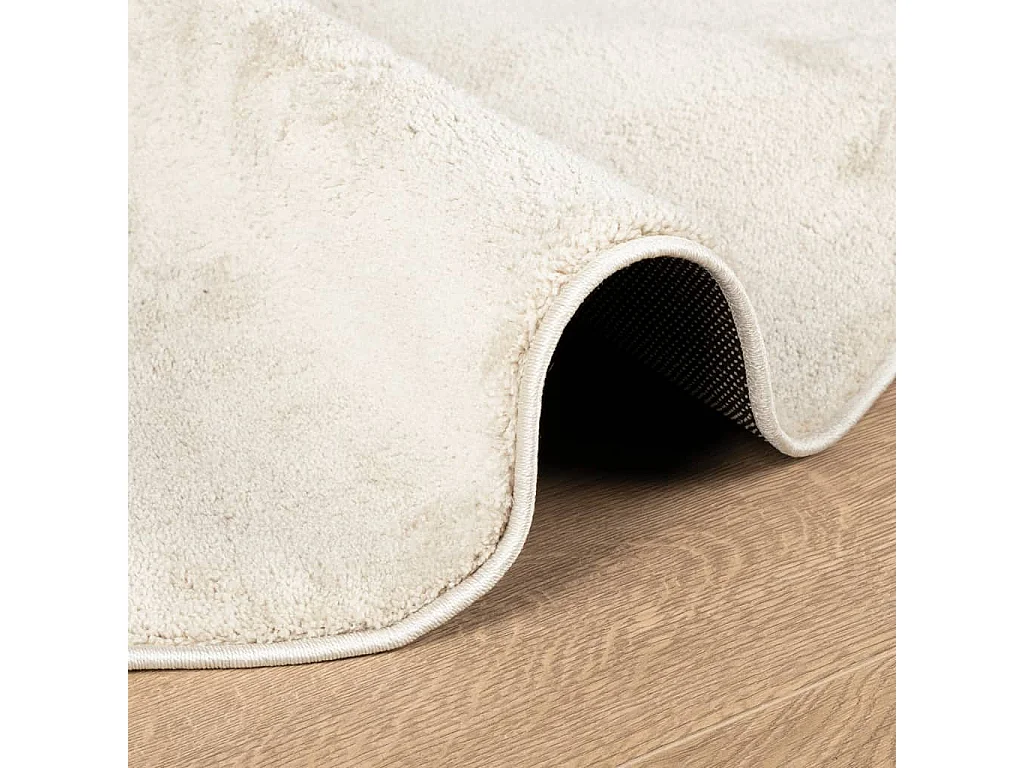 Tapis OVIEDO à poils courts beige Ø 160cm