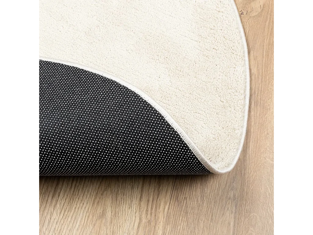 Tapis OVIEDO à poils courts beige Ø 160cm