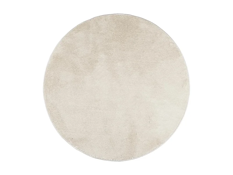 Tapis OVIEDO à poils courts beige Ø 160cm