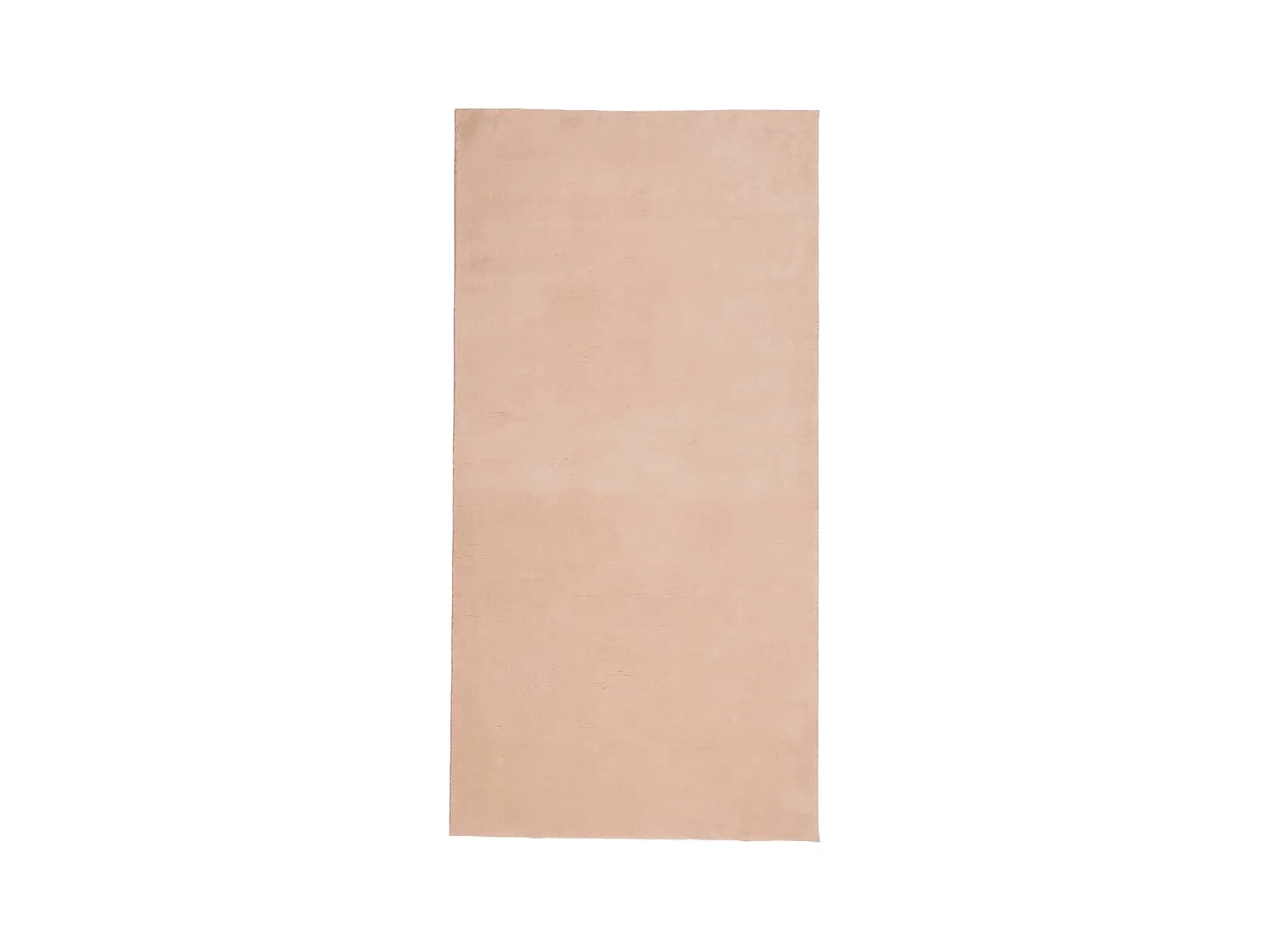 Tapis HUARTE à poils courts doux lavable rouge clair 100x200