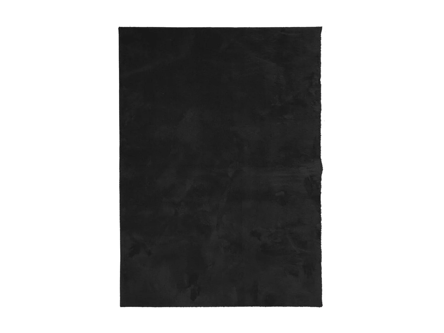 Tapis HUARTE à poils courts doux et lavable noir 240x340