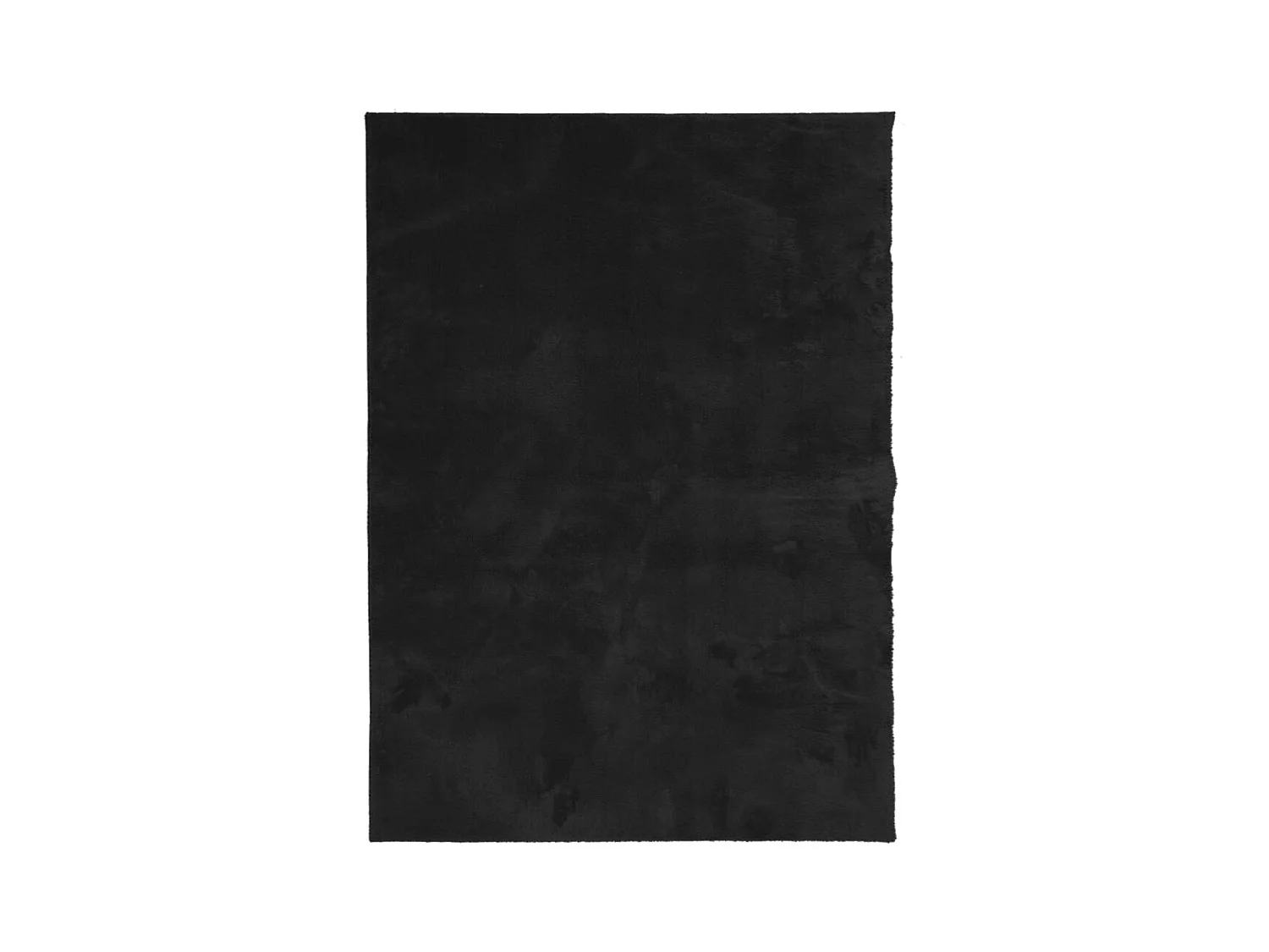 Tapis HUARTE à poils courts doux et lavable noir 240x340
