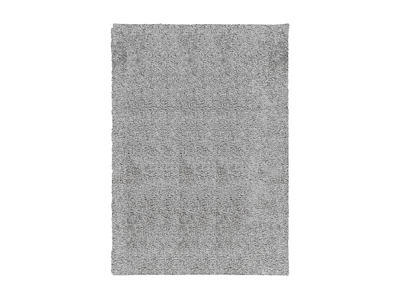 Tapis shaggy à poils longs moderne gris 160x230