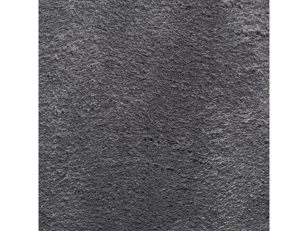 Tapis HUARTE à poils courts doux et lavable anthracite 80x150