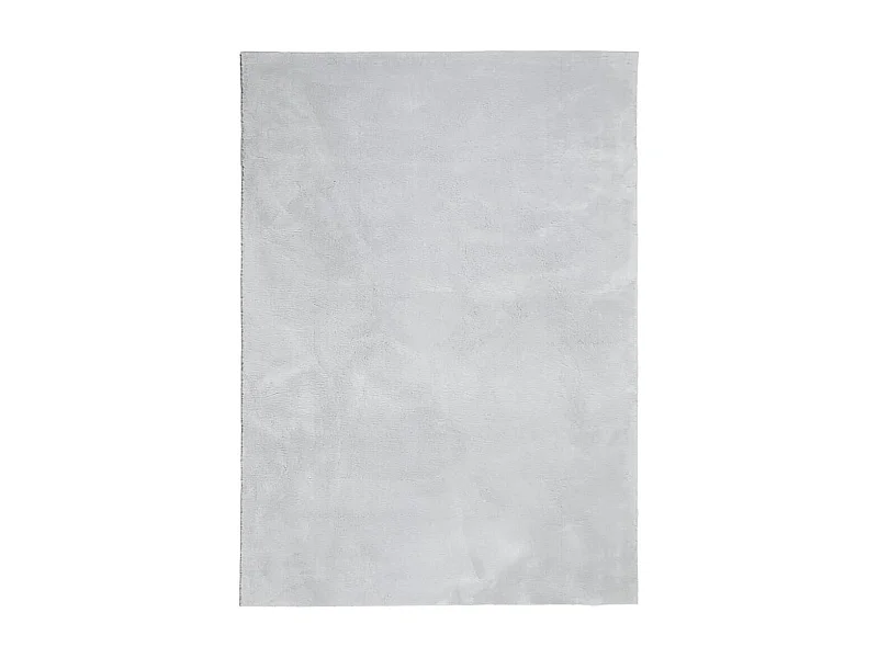 Tapis HUARTE à poils courts doux et lavable gris 160x230