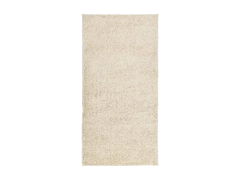 Tapis shaggy à poils longs moderne doré 100x200
