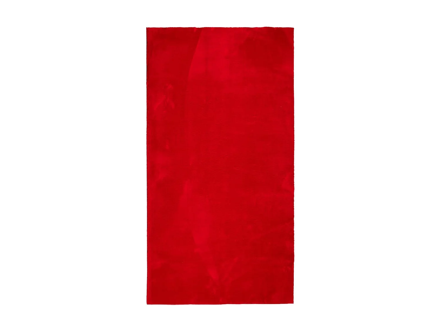 Vloerkleed HUARTE laagpolig zacht wasbaar 80x150 cm rood