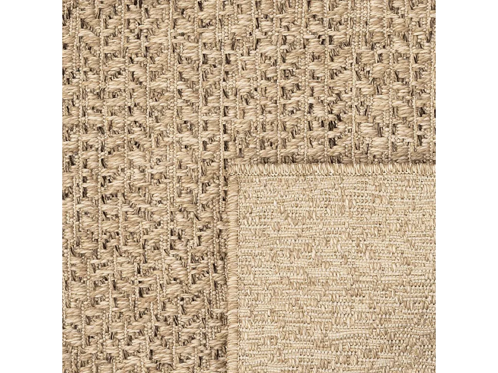 Tapis 80x150 aspect jute intérieur et extérieur