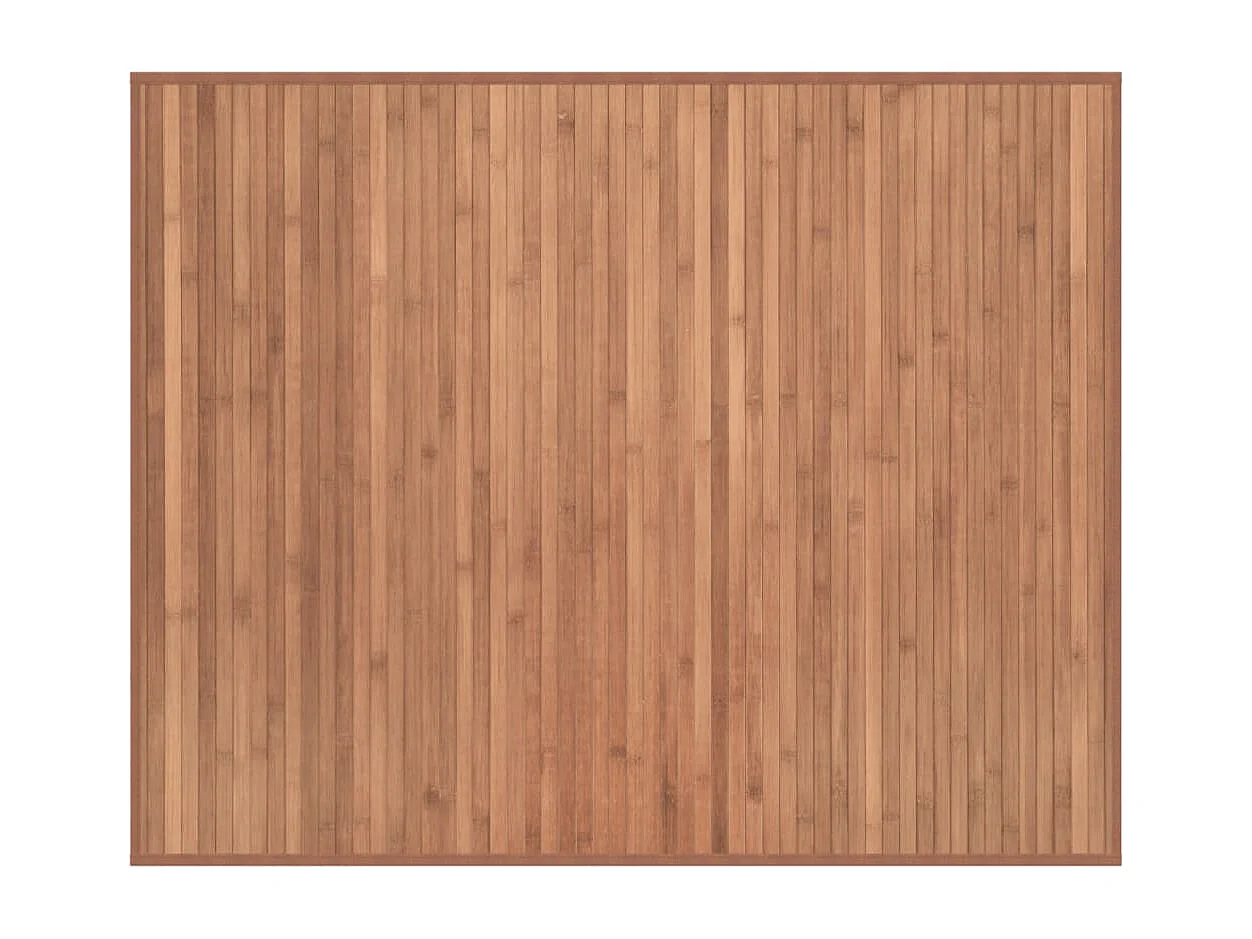 Tapis rectangulaire naturel 80x100 bambou