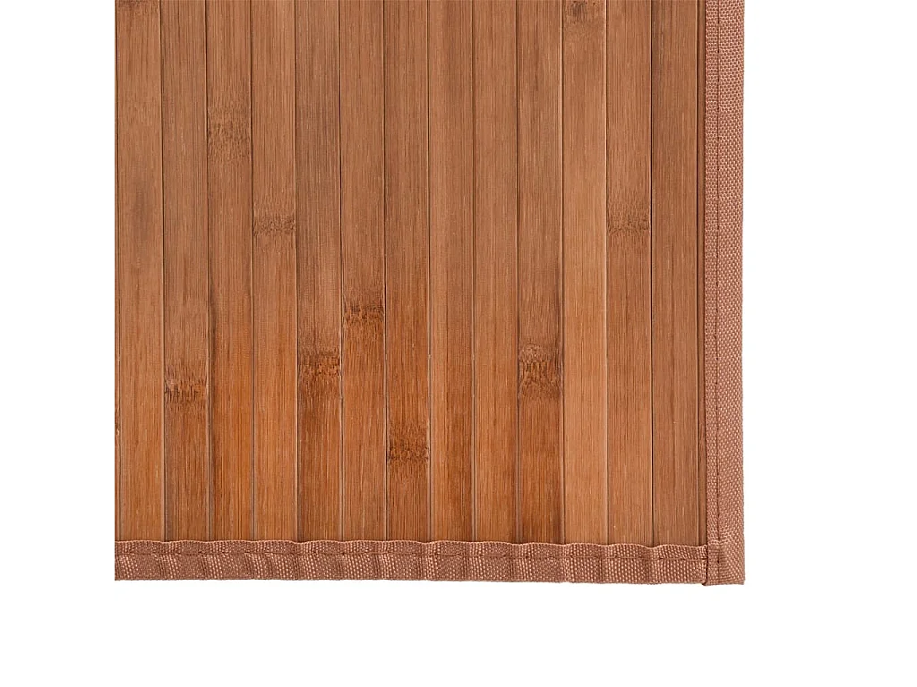 Tapis rectangulaire naturel 80x100 bambou