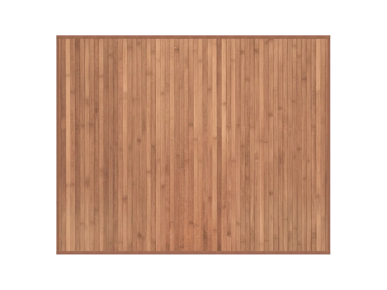 Tapis rectangulaire naturel 80x100 bambou