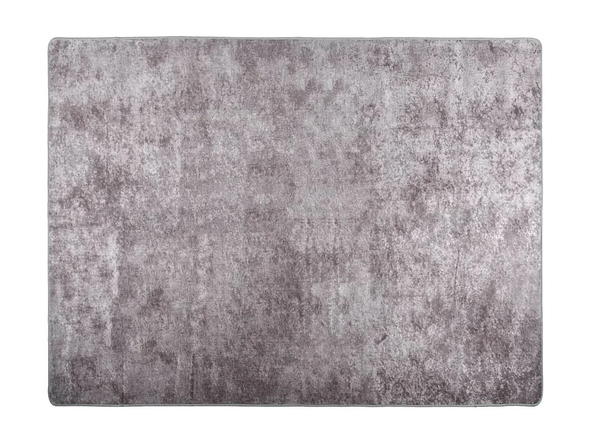 Tapis lavable gris 400x300 antidérapant