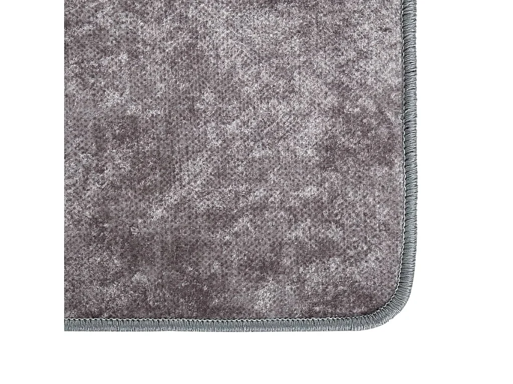 Tapis lavable gris 400x300 antidérapant