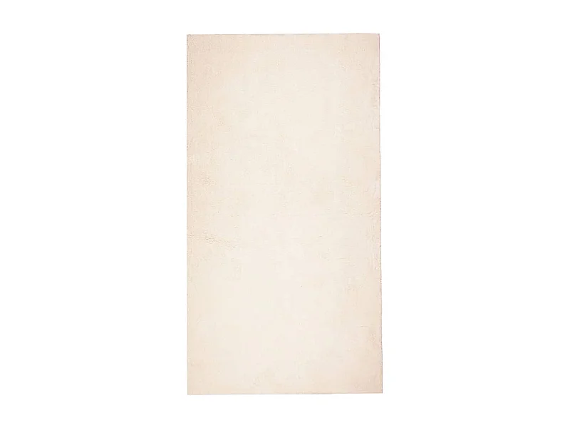 Tapis HUARTE à poils courts doux et lavable beige 80x150