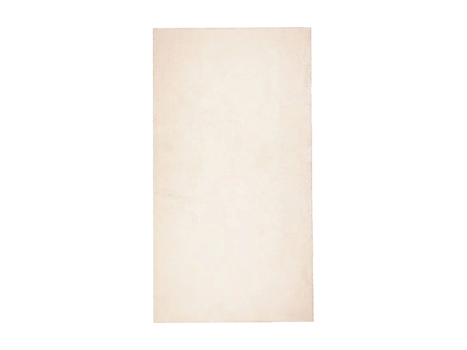 Tapis HUARTE à poils courts doux et lavable beige 80x150