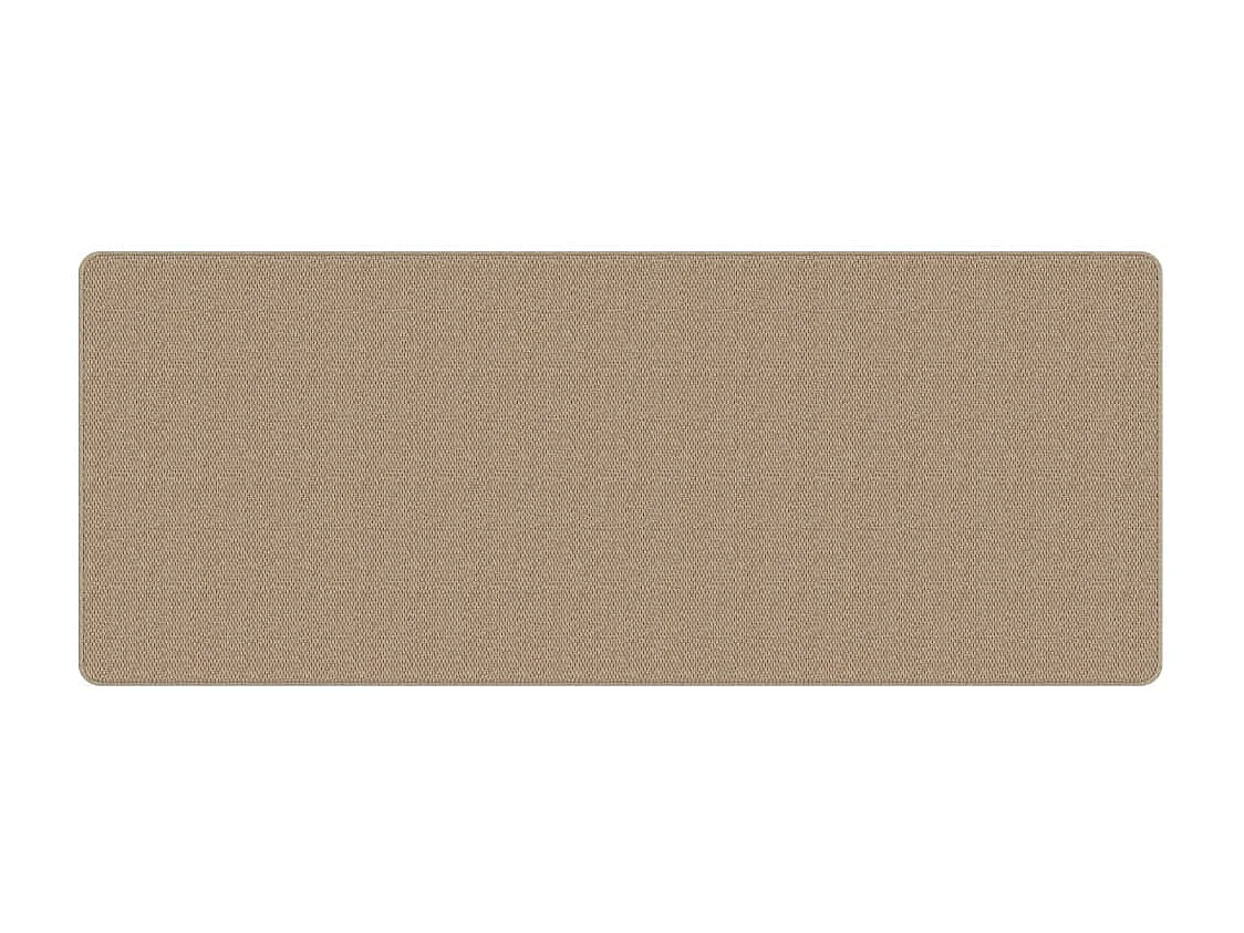 Tapis de couloir aspect sisal sable 80x200