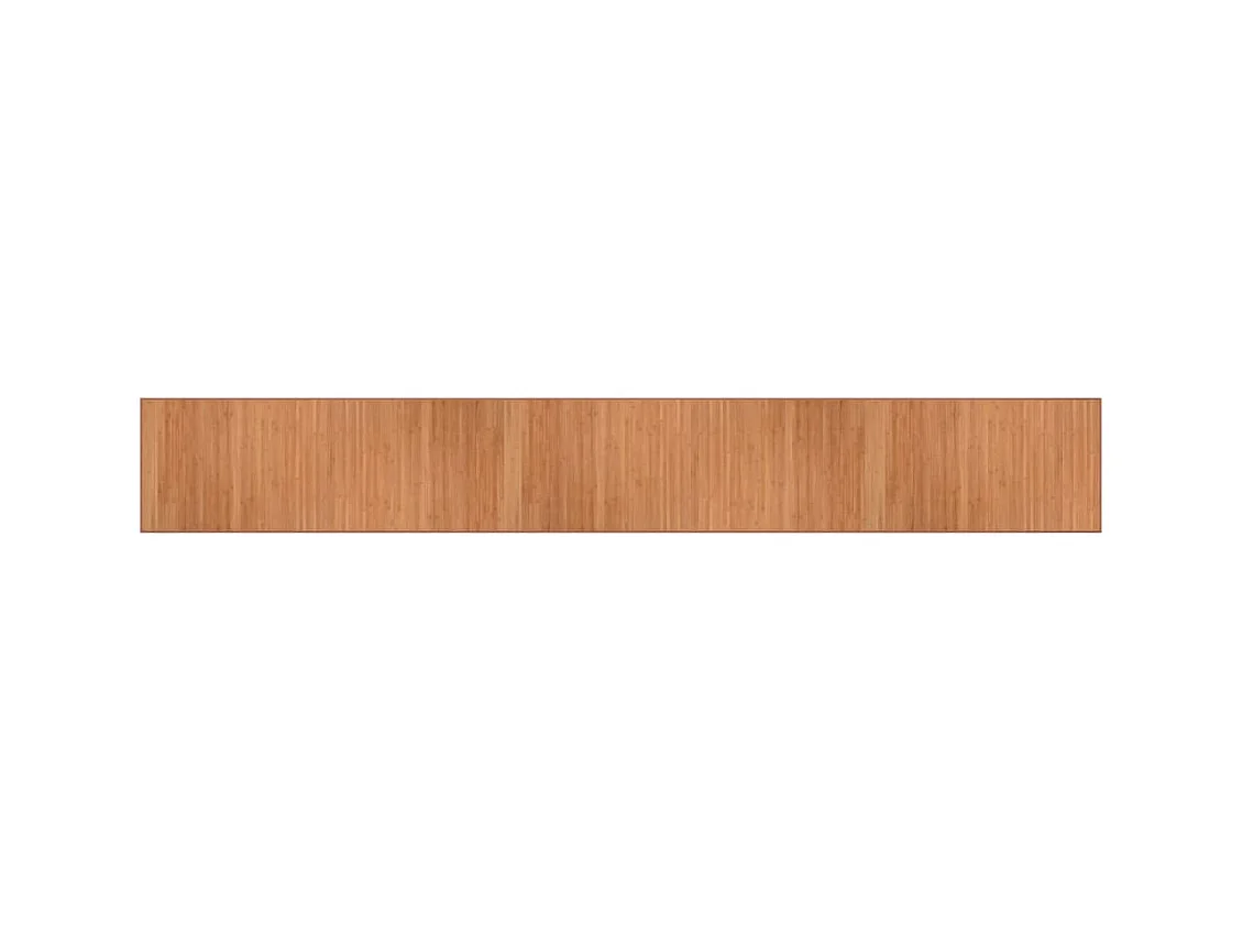 Tapis rectangulaire naturel 70x500 bambou