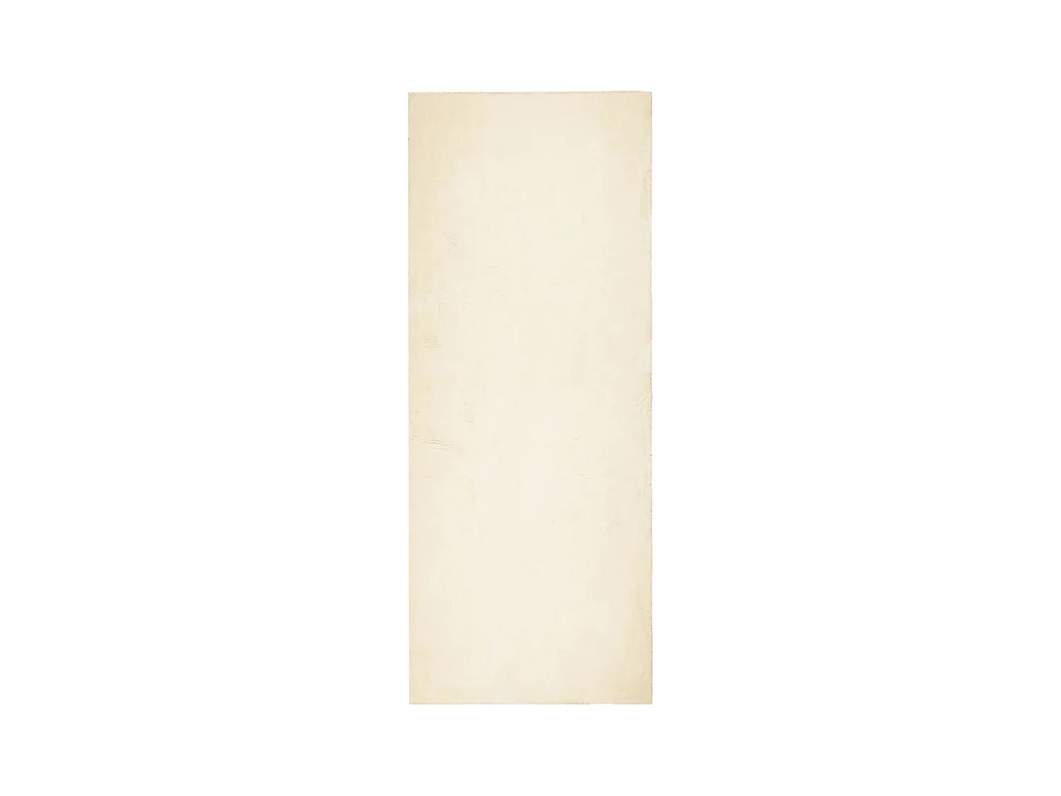 Tapis HUARTE à poils courts doux et lavable crème 80x200