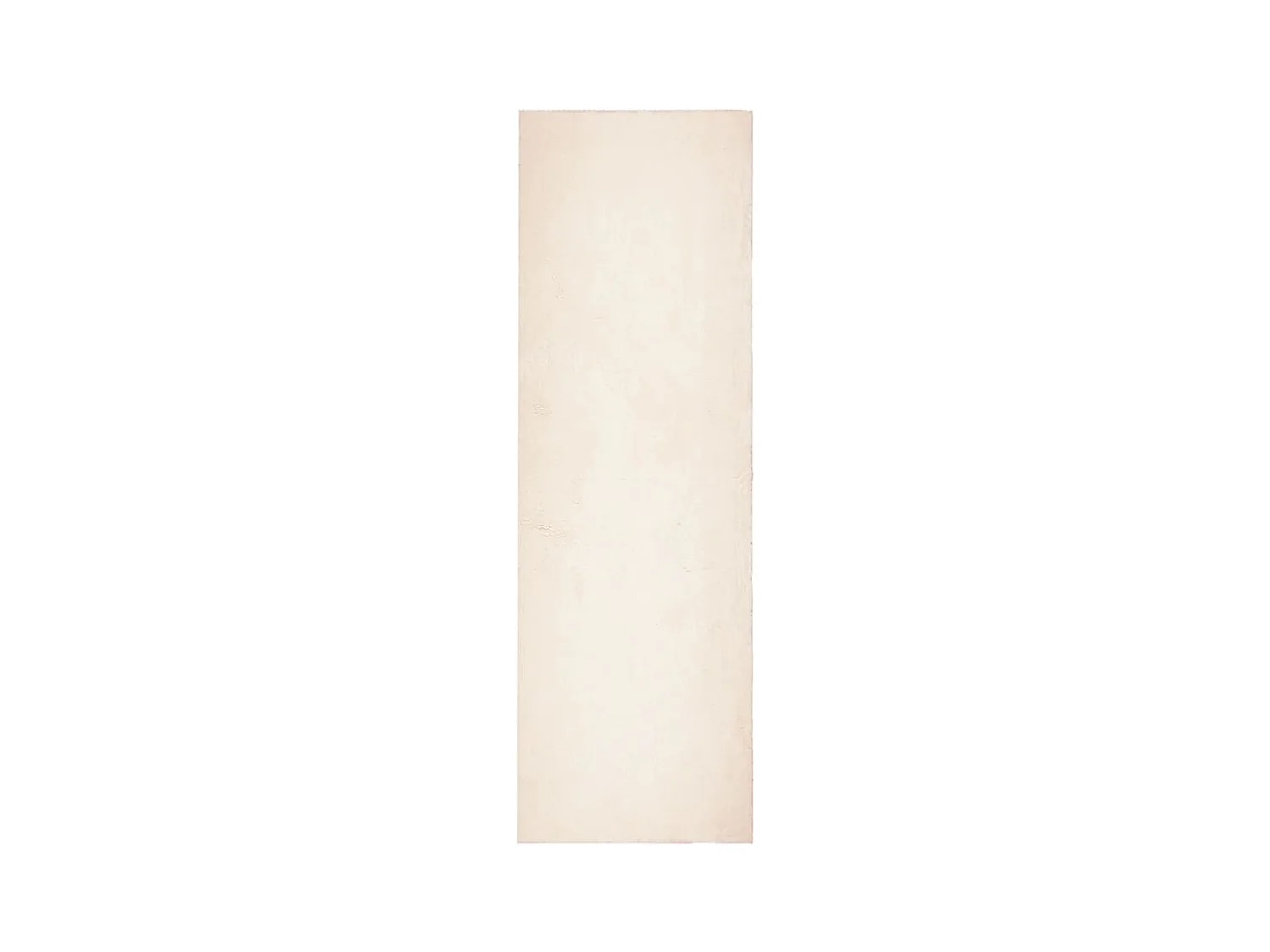 Tapis HUARTE à poils courts doux et lavable beige 80x250